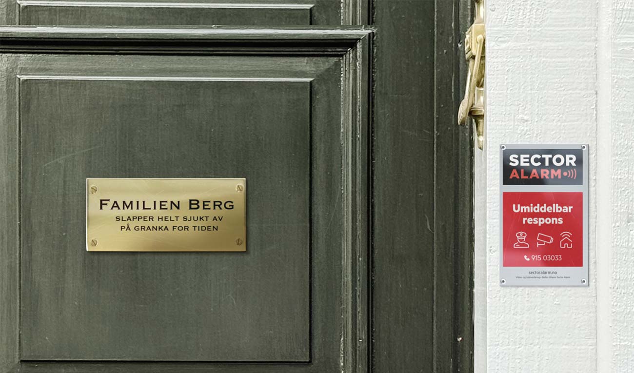 Slik passer vi på boligen din