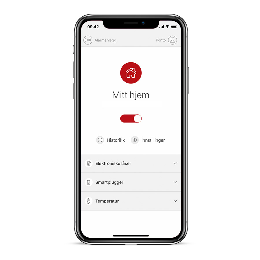 Sector alarm app