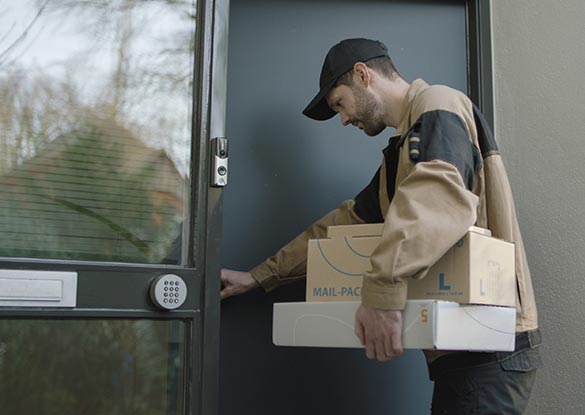 Kroken på døren for pakketyvene