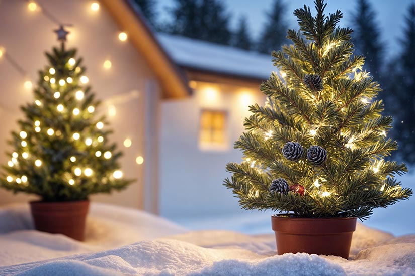 Slik pynter du huset trygt med julelys