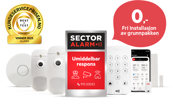 Husalarm med Yale Doorman