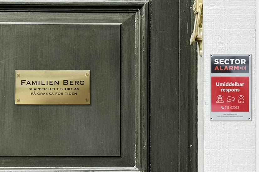 Slik passer vi på boligen din